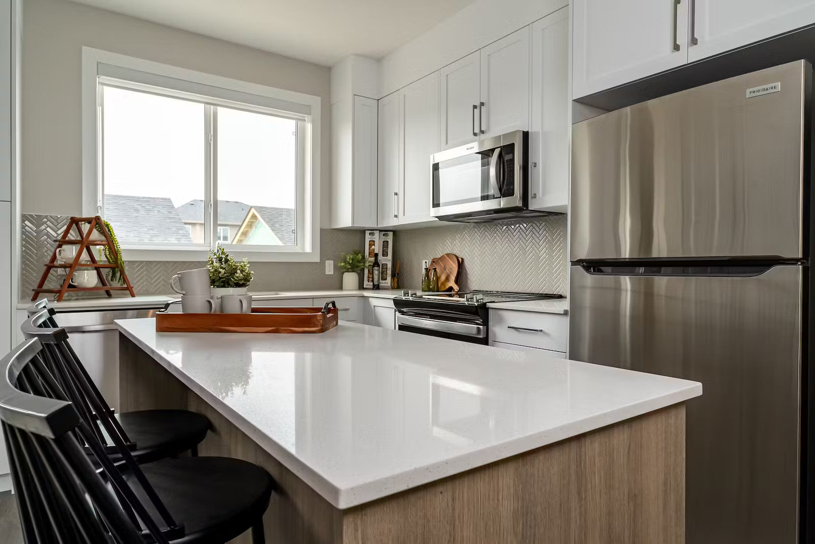 Kitchen in Sirroco townhomes for sale, SW Calgary, AB
